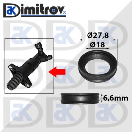 Гумичка Ø 18 x Ø 27,8 x 6,6 mm Audi Seat Skoda Volkswagen